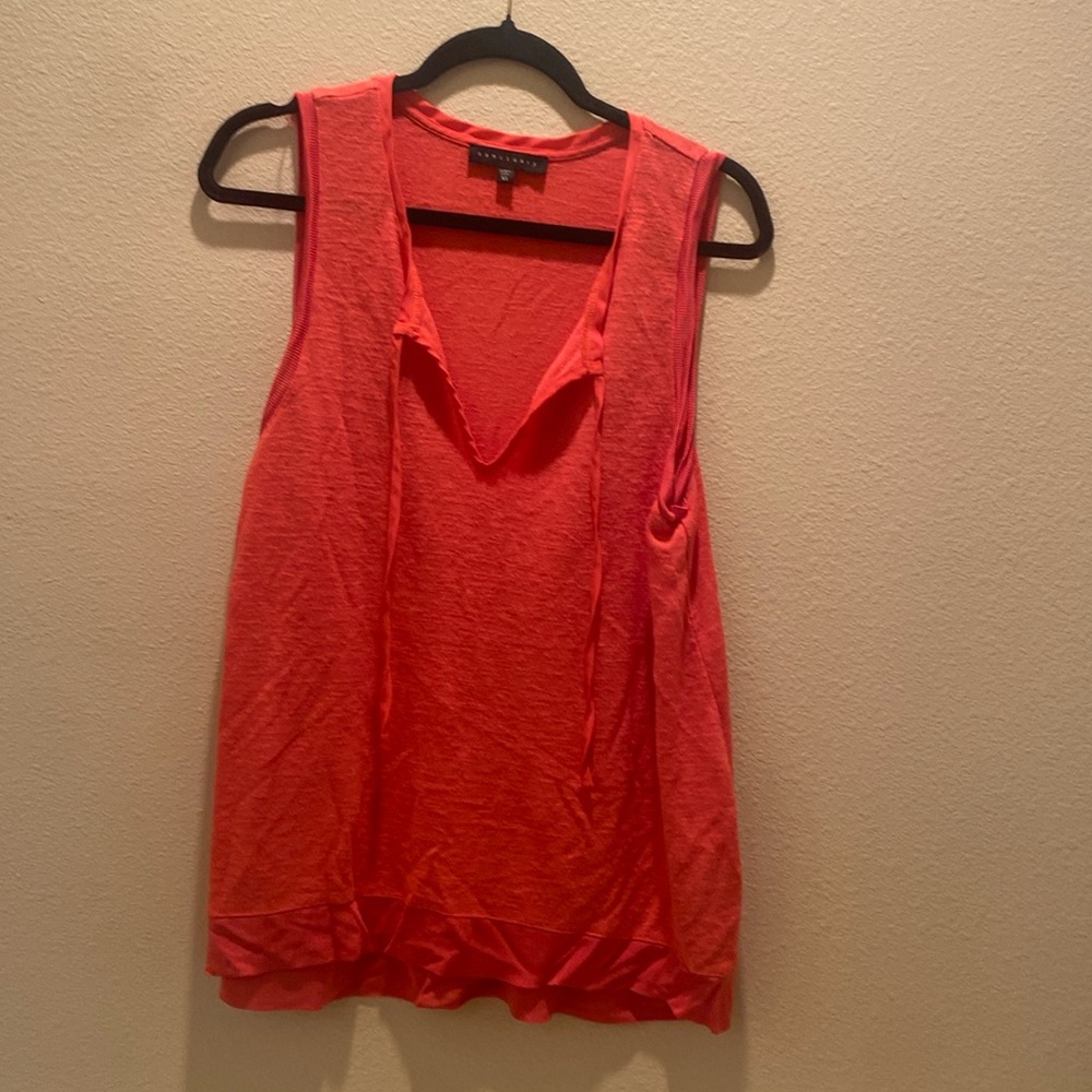 Sanctuary XL Bright Orange tunic like top. Very stretchy
